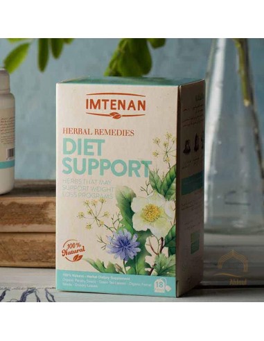 Tisane Diet À base de plantes (100% naturelle) d'Imtenan - 18 sachets-Thé & Tisane-Maktaba-Ahloulhadith