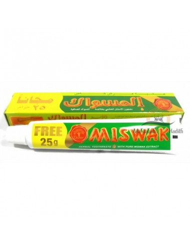 Meswak Siwak Pasta dentífrica a base de plantas - 75G-Siwak y dentífrico-Maktaba-Ahloulhadith