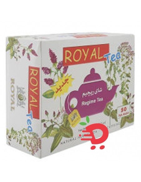 Royal Regime Tea Thé Minceur 50 sachets, perte de poids naturelle