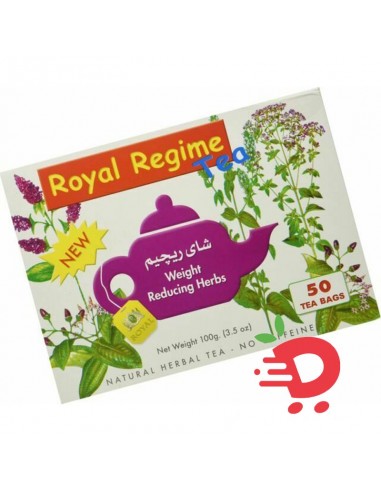 Royal Regime Tea Thé Minceur 50 sachets, perte de poids naturelle-Thé & Tisane-Maktaba-Ahloulhadith