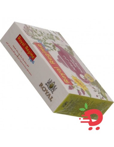 Royal Regime Tea Schlankheitstee 50 Teebeutel, natürlicher Gewichtsverlust-Tee & Kräutertee-Maktaba-Ahloulhadith