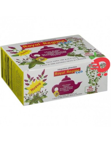 Royal Regime Tea Schlankheitstee 50 Teebeutel, natürlicher Gewichtsverlust-Tee & Kräutertee-Maktaba-Ahloulhadith
