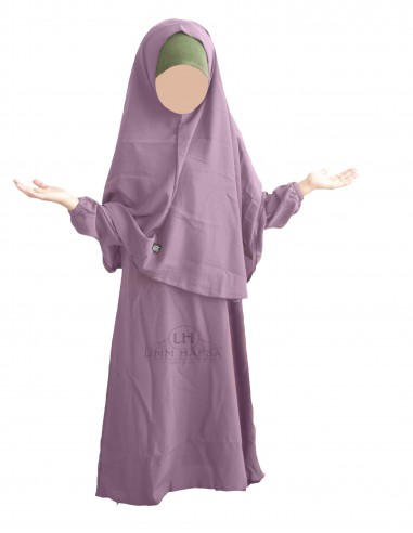 Abaya Hijab rapariga Umm hafsa - Parma-Conjunto Abaya/Hijab-Maktaba-Ahloulhadith