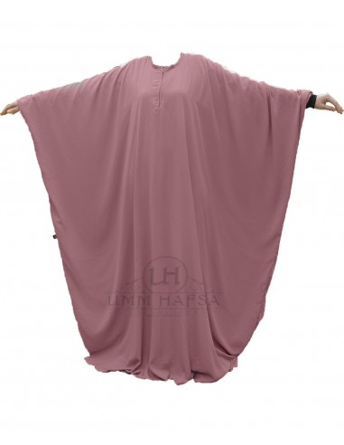 Abaya Maryam Umm Hafsa - Bois de rose-Abaya Umm Hafsa-Maktaba-Ahloulhadith
