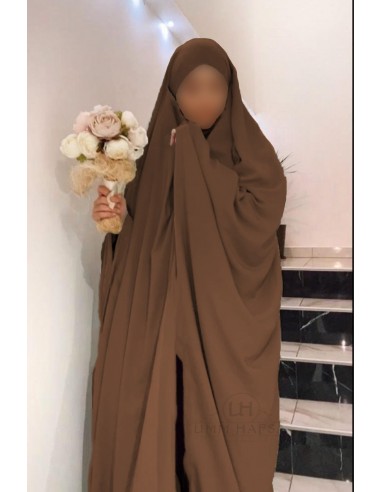 Grande Khimar & Grande Niqab Umm Hafsa - Canela-Hijab/Khimar Umm Hafsa-Maktaba-Ahloulhadith