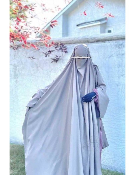 Big Hijab & Big Niqab Umm Hafsa - Taupe