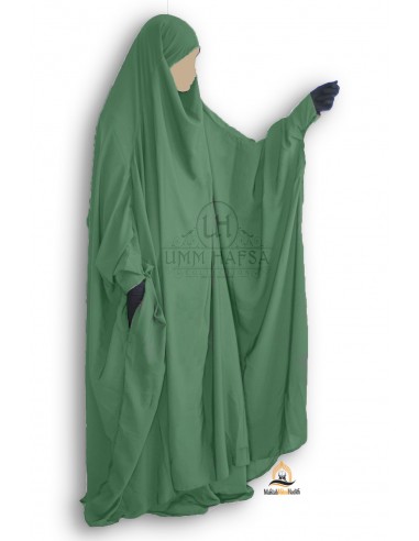 Umm Hafsa Skirt Jilbab - Fir Green-Jilbab Umm Hafsa-Maktaba-Ahloulhadith