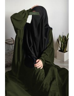 Abaya a clips Hafsa - Khaki