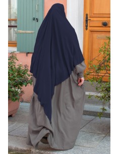 Khimar Triangle "Maxi" Bleu