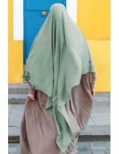 Khimar Triangle "Maxi" - Verde água