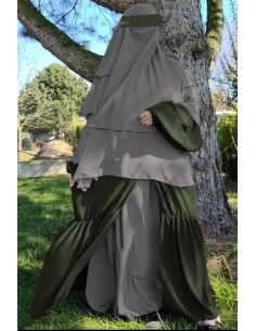 Kim'Abaya Umm Hafsa - Kaki