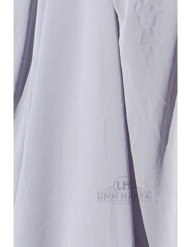Khimar e Niqab a farfalla Umm Hafsa - Blu Grigio-Hijab/Khimar Umm Hafsa-Maktaba-Ahloulhadith