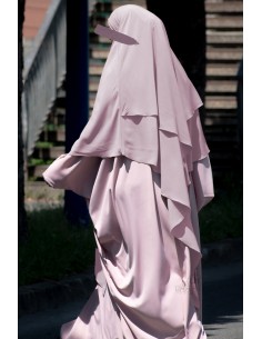 Khimar triângulo dois véus...