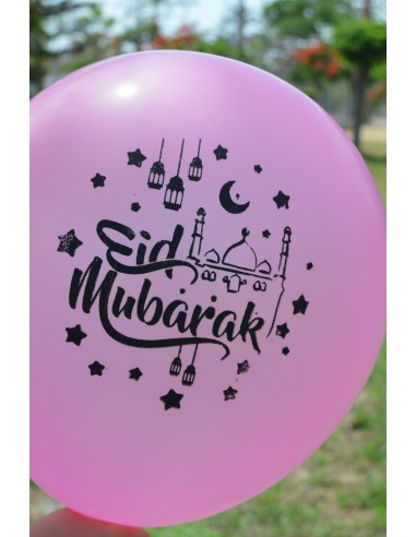 Pack de 6 Ballons - Rose-Bazar-Maktaba-Ahloulhadith