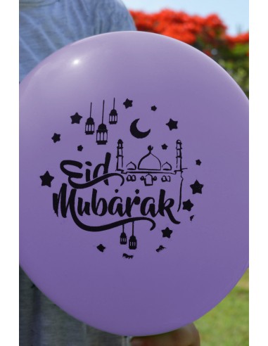 Confezione da 6 palloncini - Viola-Casa-Maktaba-Ahloulhadith