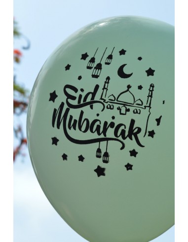 Pack de 6 Ballons - Vert d'eau-Bazar-Maktaba-Ahloulhadith