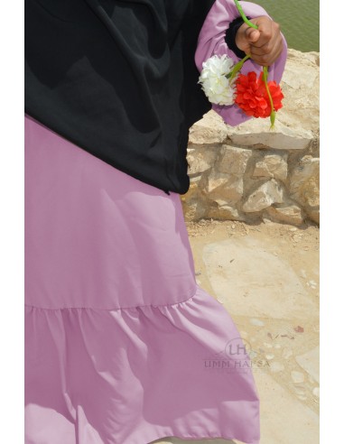 Abaya Binti de Umm Hafsa - Parma-Rapariga Abaya-Maktaba-Ahloulhadith