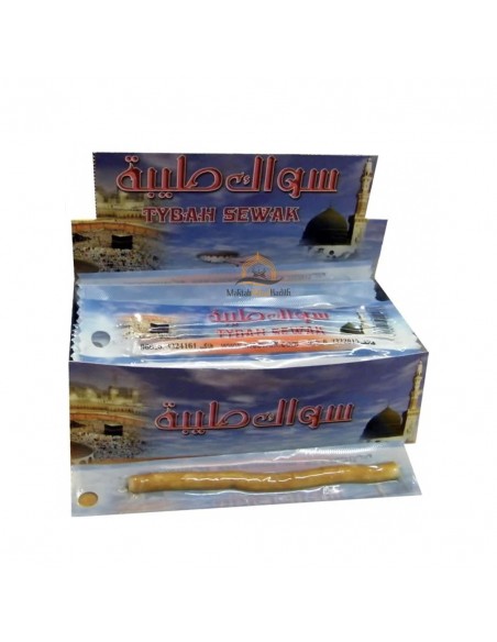 1 Box/20 Siwak Tybah Saudi Miswak 100% ekologisk