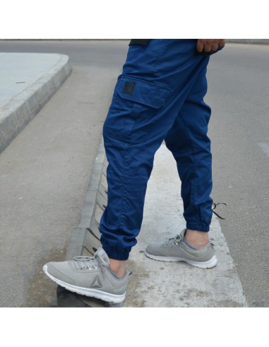 Rayane 22SC Pantalones Cargo Saroual - Azul Marino-Carga saroual-Maktaba-Ahloulhadith