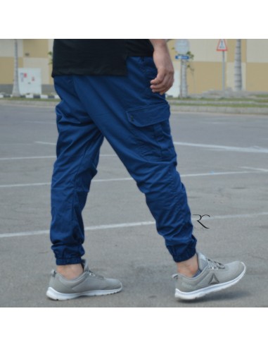 Sarouel Pantalon Cargo Rayane 22SC – Bleu Marine-Sarouel Cargo-Maktaba-Ahloulhadith