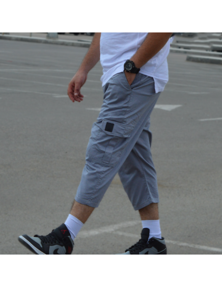 Cargo-Hose Rayane 11PT - Cool Grau