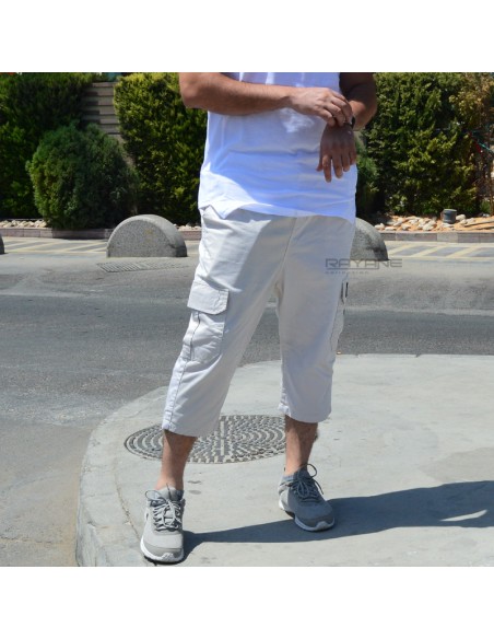 Rayane 11PT Cargo Shorts - Bege claro