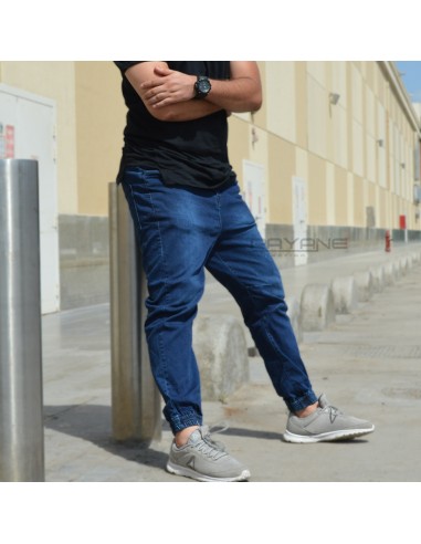 Rayane 11JS Jeans Saroual - Jeans blu scuro-Denim saroual-Maktaba-Ahloulhadith