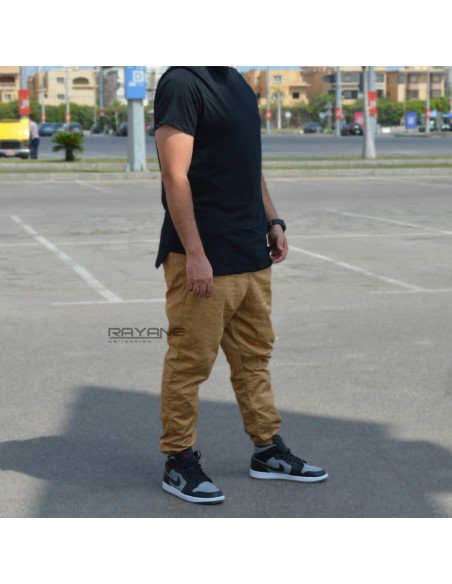 Sarouel jogger Basic Rayane 11JB – Camel