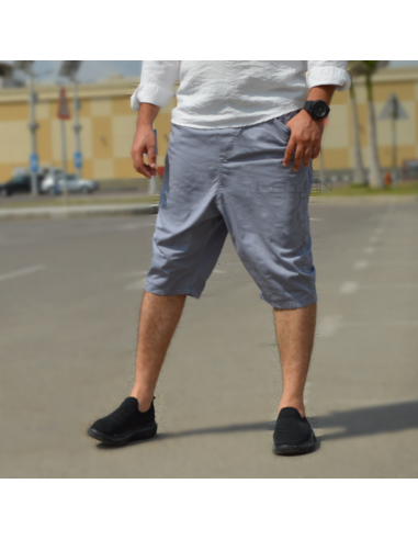 Bermuda Shorts Rayane 11BD - Cool Grau-Bermuda Rayane-Maktaba-Ahloulhadith