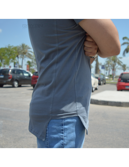 T-shirt oversize Rayane 22TS - Cinzento