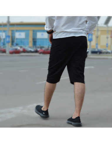 Bermuda-Shorts Rayane 11BD - Schwarz-Bermuda Rayane-Maktaba-Ahloulhadith