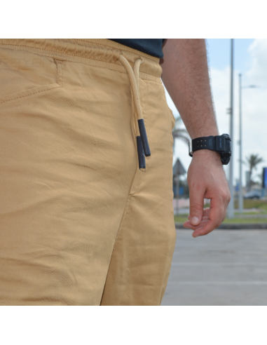 Sarouel jogger Basic Rayane 11JB – Camel-Sarouel jogger Basic-Maktaba-Ahloulhadith