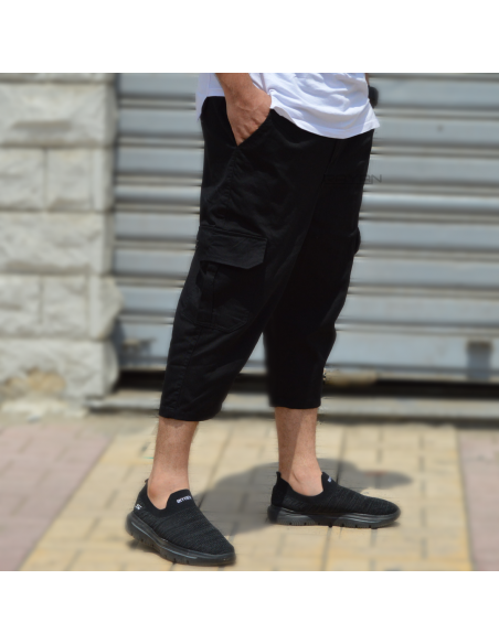 Pantalón corto Rayane 11PT Cargo - Negro
