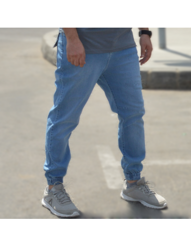 Rayane 11JS Jeans Saroual - Jeans blu-Denim saroual-Maktaba-Ahloulhadith
