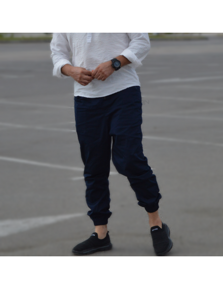 Basic joggingsaroual Rayane 11JB - Donkerblauw