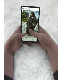 Luva Táctil Umm Hafsa - Taupe