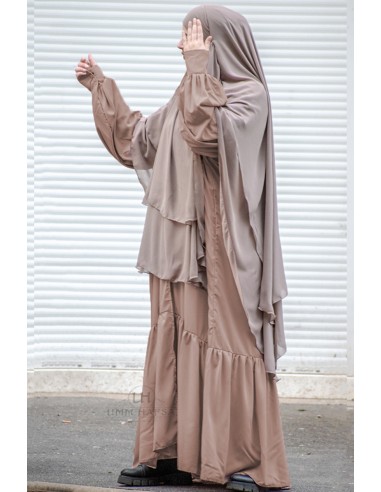 Kim'Abaya Umm Hafsa - Camelo-Kimono Umm Hafsa-Maktaba-Ahloulhadith