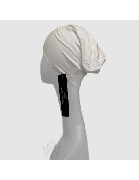 Lukket tube-undercap til hijab Maysam – Hvit