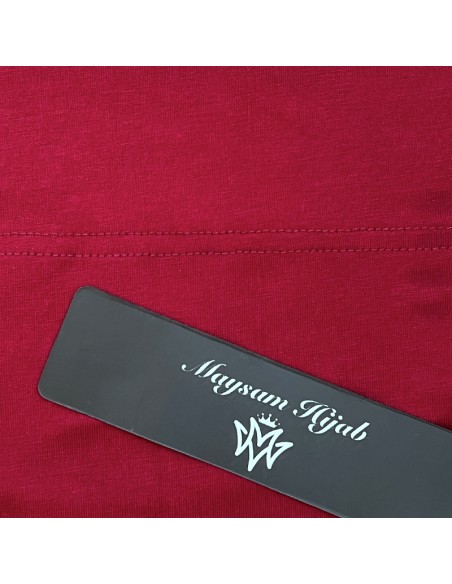 Sous Hijab Bonnet Tube Maysam - Bordeaux