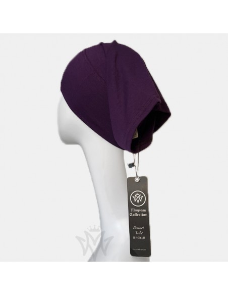 Sous Hijab Bonnet Tube Maysam - Aubergine
