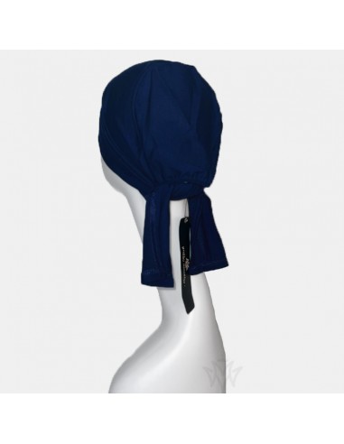 Cappello con lacci Hijab Maysam - Blu-Cappello con cravatta-Maktaba-Ahloulhadith