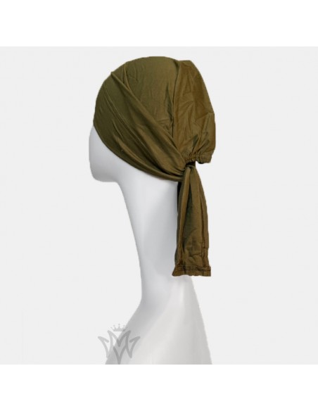 Bonnet à nouer Sous Hijab Maysam - Kaki olive