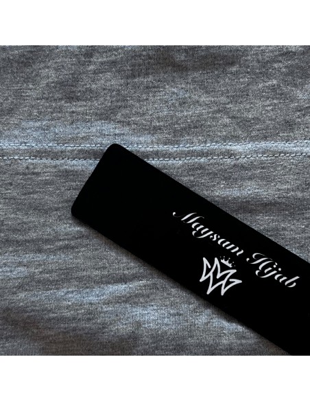 Hijab Maysam knit cap - Mottled grey