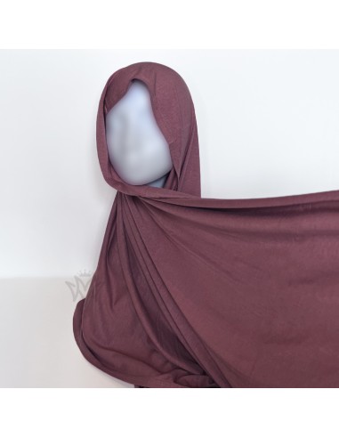 Hijab Jersey Premium 180×70cm Maysam-Schal - Rosenholz-Premium-Jersey 180×70cm-Maktaba-Ahloulhadith