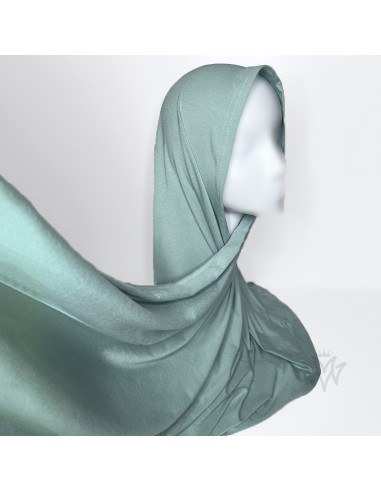 Premium Jersey Hijab 170×65cm Maysam Själ - Opalingrön-Premium tröja 170×65cm-Maktaba-Ahloulhadith