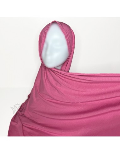 Hijab Premium in Jersey 170 × 65 cm Scialle Maysam - Rosa Confetto-Maglia premium 170×65 cm-Maktaba-Ahloulhadith