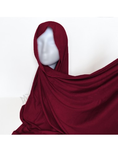 Premium Jersey Hijab 180×70cm Xaile Maysam - Bordeaux-Jersey Premium 180×70cm-Maktaba-Ahloulhadith