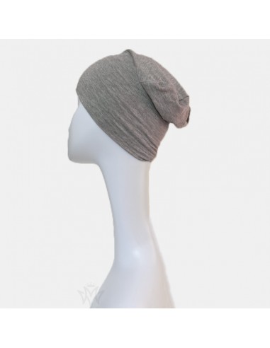 Bonnet tube fermé Sous Hijab Maysam - Gris chiné-Bonnet tube fermé-Maktaba-Ahloulhadith
