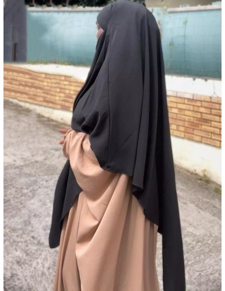 Abaya a farfalla Umm Hafsa - Cammello