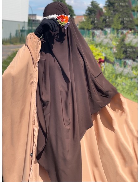 Abaya med fjärilar Umm Hafsa - Camel